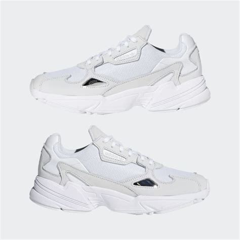 adidas falcon w schuhe weiß|Weiße Falcon .